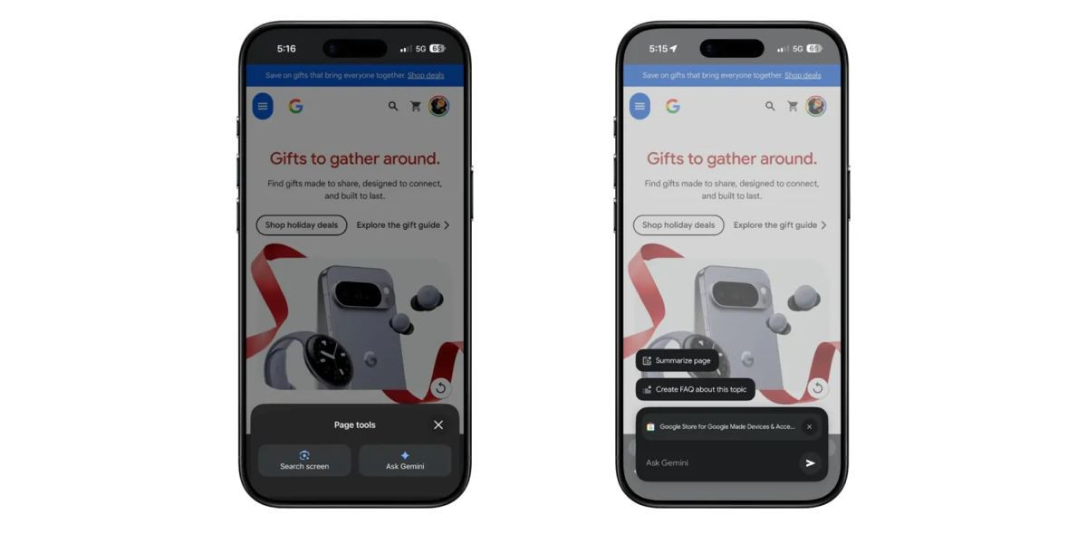 Η Google φέρνει το Gemini AI στον Chrome για iOS