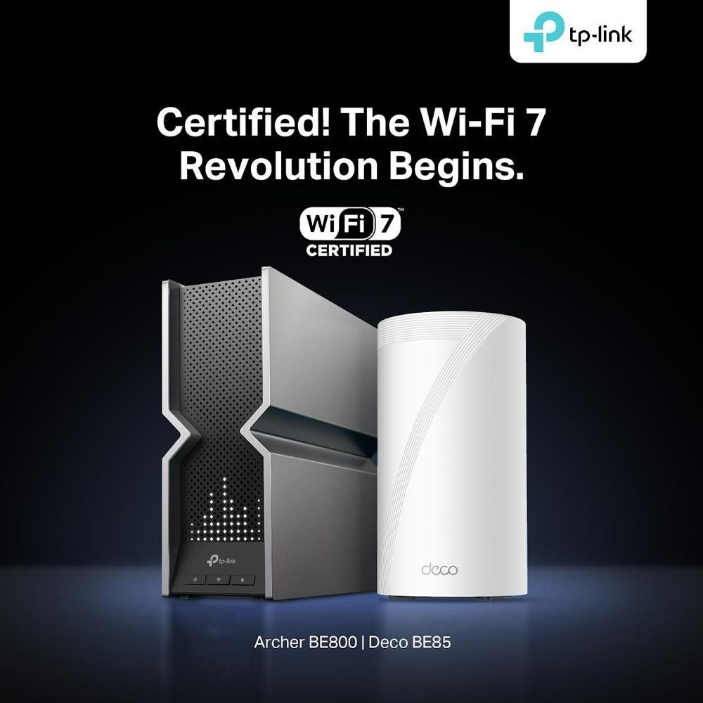 Πιστοποίηση Wi-Fi 7 για τα TP-Link Archer BE800 και Deco BE85