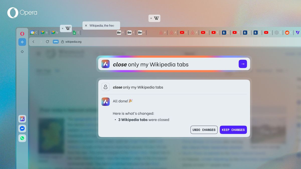 Opera: Προσθέτει διαχείριση καρτελών με AI στον browser Opera: Προσθέτει διαχείριση καρτελών με AI στον browser