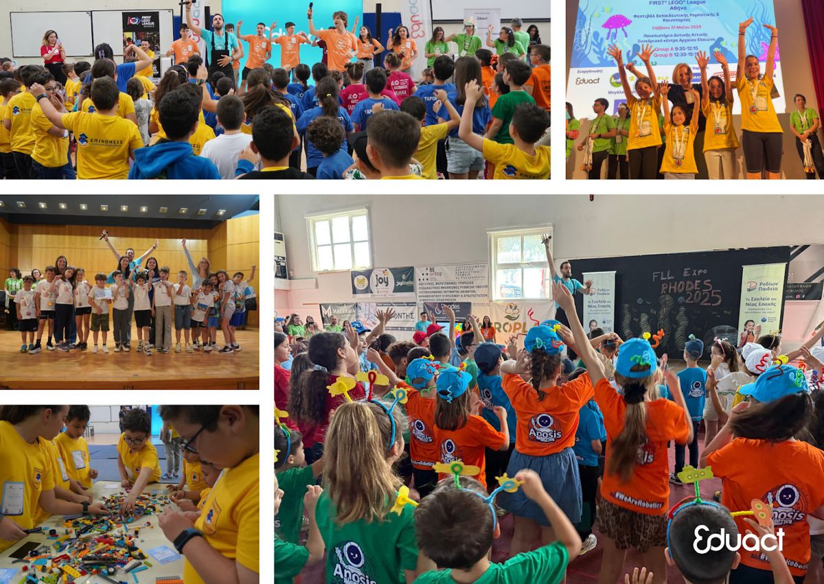 FIRST LEGO League Expo: Ολοκληρώθηκαν τα φεστιβάλ εκπαιδευτικής ρομποτικής με τεράστια συμμετοχή σε όλη την Ελλάδα FIRST LEGO League Expo: Ολοκληρώθηκαν τα φεστιβάλ εκπαιδευτικής ρομποτικής με τεράστια συμμετοχή σε όλη την Ελλάδα