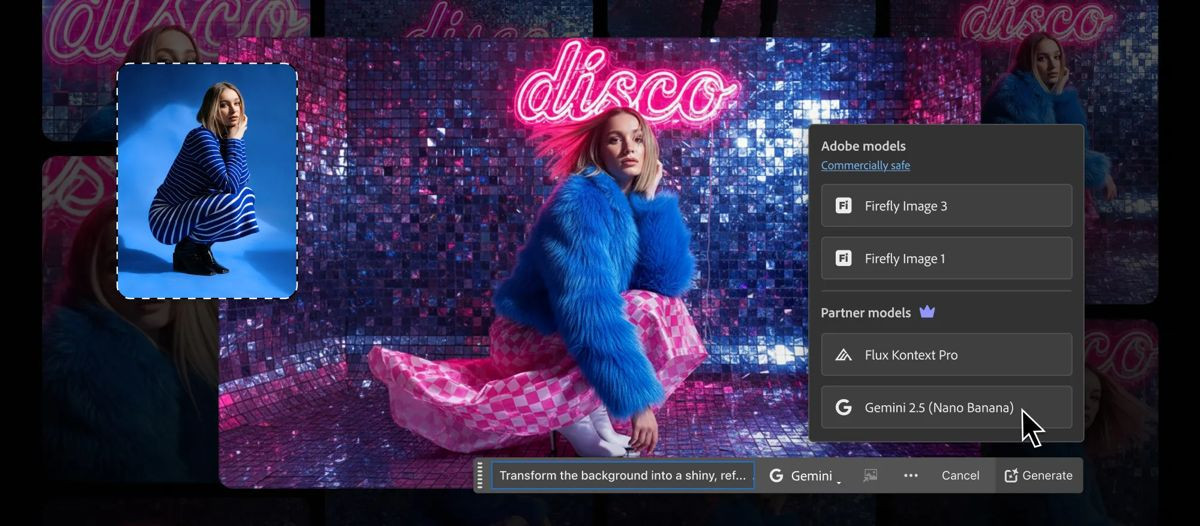 Adobe Photoshop: Υποστηρίζει πλέον το Nano Banana, το viral AI εργαλείο της Google Adobe Photoshop: Υποστηρίζει πλέον το Nano Banana, το viral AI εργαλείο της Google