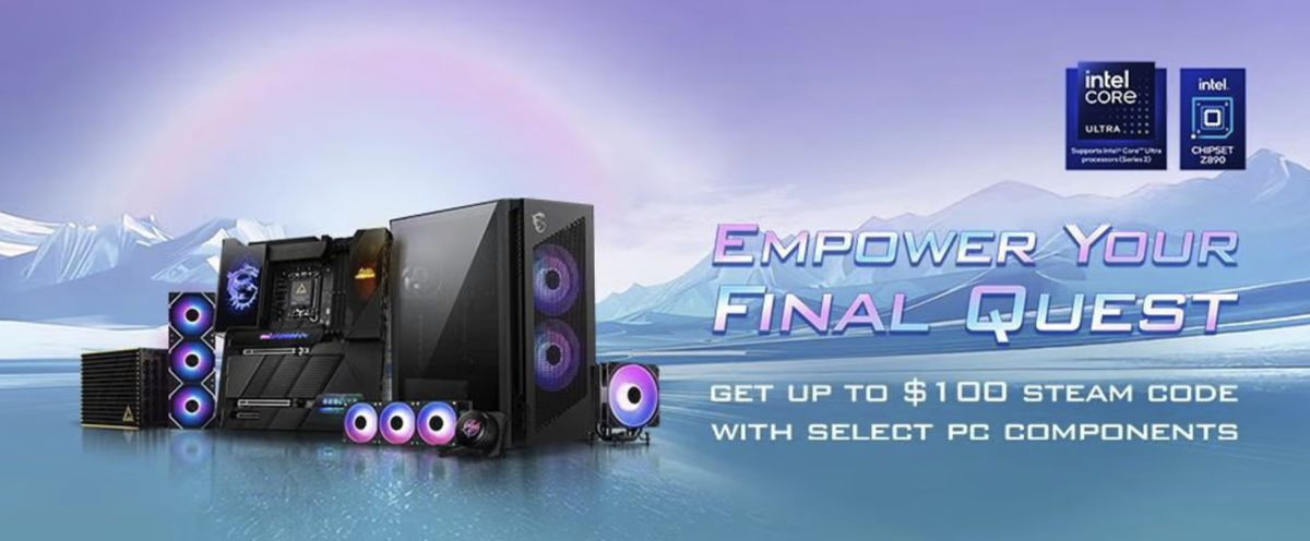 Η MSI ανακοινώνει προωθητική καμπάνια με δωρεάν κωδικούς Steam Η MSI ανακοινώνει προωθητική καμπάνια με δωρεάν κωδικούς Steam