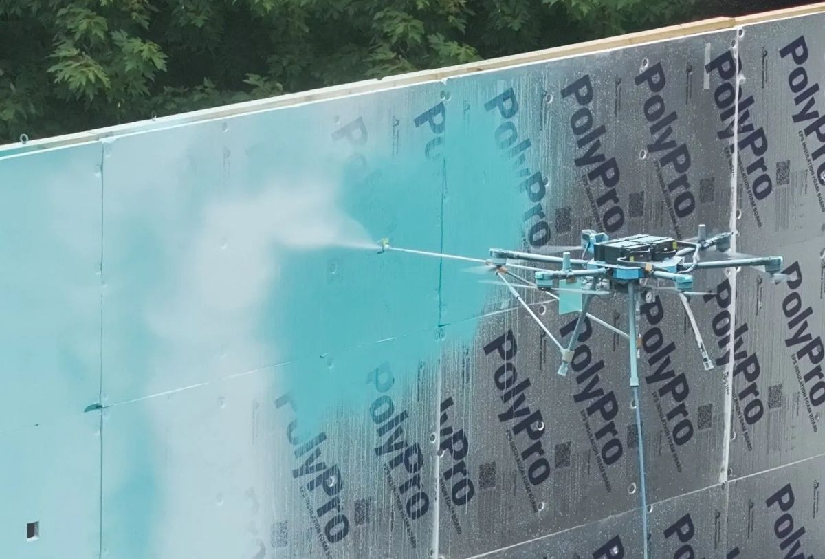 Sherpa: To drone που βάφει κτίρια χωρίς σκαλωσιές Sherpa: To drone που βάφει κτίρια χωρίς σκαλωσιές