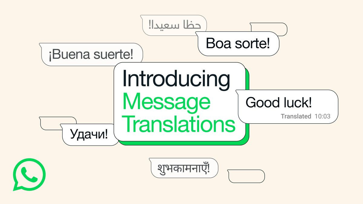 Το WhatsApp φέρνει μεταφράσεις μηνυμάτων σε iOS και Android Το WhatsApp φέρνει μεταφράσεις μηνυμάτων σε iOS και Android
