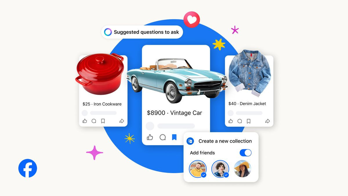 Facebook Marketplace: Η Meta βάζει στο παιχνίδι AI, συλλογές και ομαδικό παζάρι