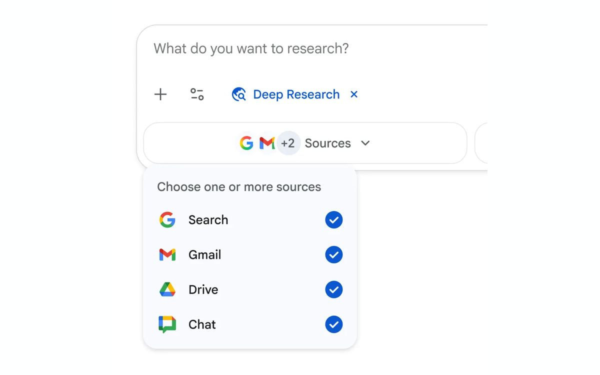 Google Gemini: Αποκτά Deep Research πρόσβαση στα Gmail, Drive και Chat
