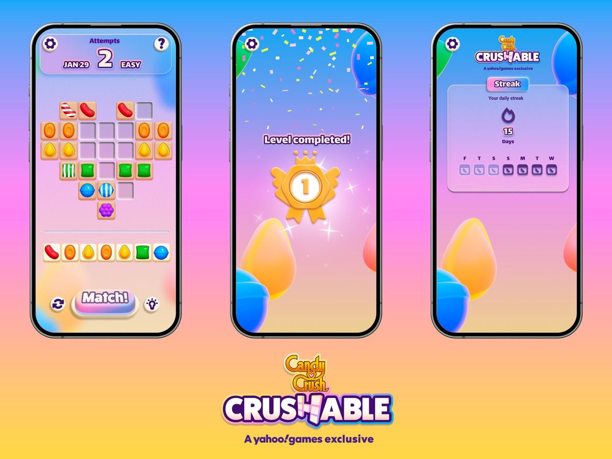 Crushable: Το νέο «γλυκό» κόλλημα από τους δημιουργούς του Candy Crush