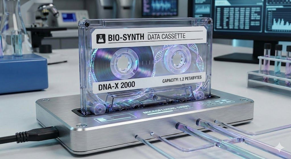 Κασέτα DNA: Η επαναστατική λύση για αποθήκευση δεδομένων αιώνων
