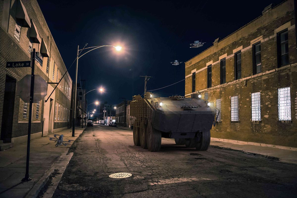 Το αντιαεροπορικό σύστημα SCILT της Mehler θωρακίζει οχήματα από σμήνη drones