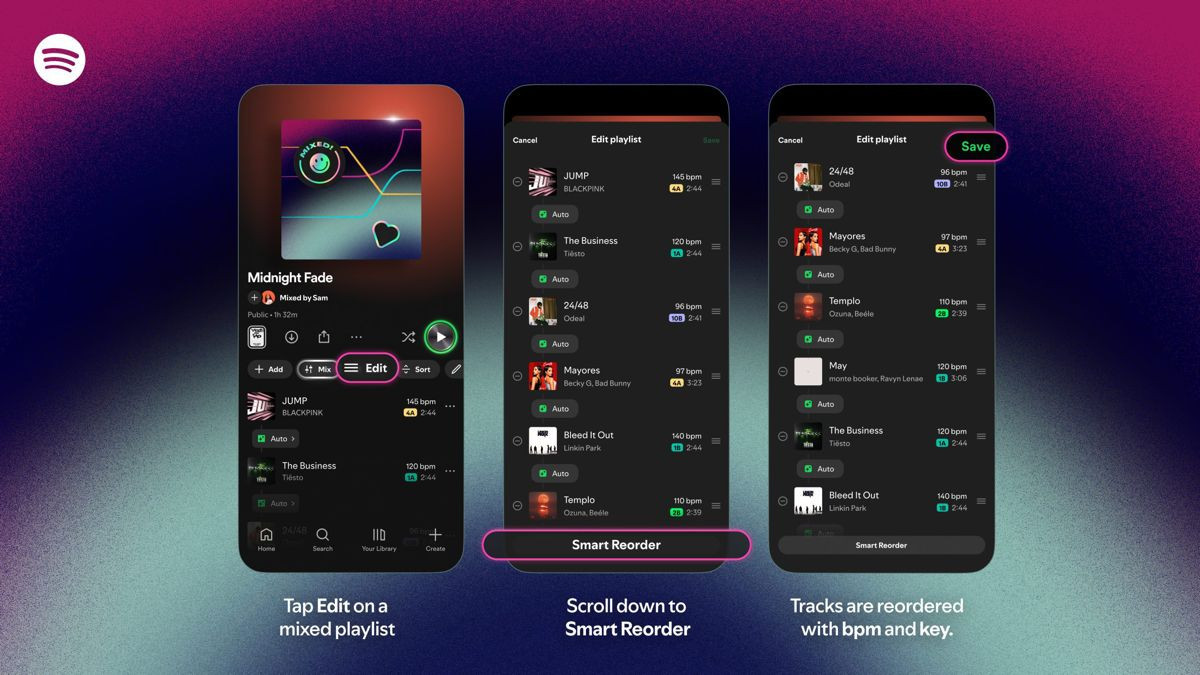 Spotify Smart Reorder: Η AI αναδιοργανώνει τις playlists σας με τον καλύτερο τρόπο