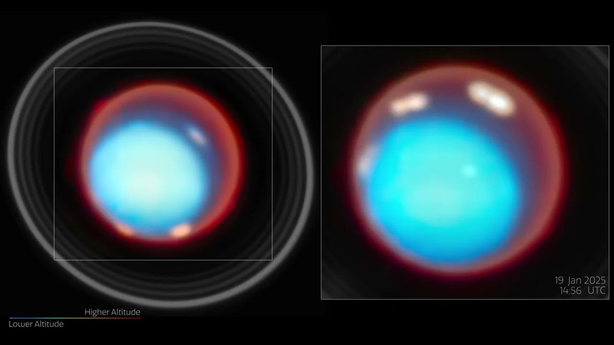 JWST: Η πρώτη 3D χαρτογράφηση της ιονόσφαιρας του Ουρανού αποκαλύπτει νέα δεδομένα