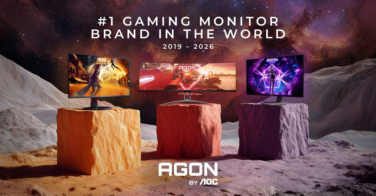 AGON by AOC: Πρώτη σε πωλήσεις gaming οθονών στην Ευρώπη για το 2025