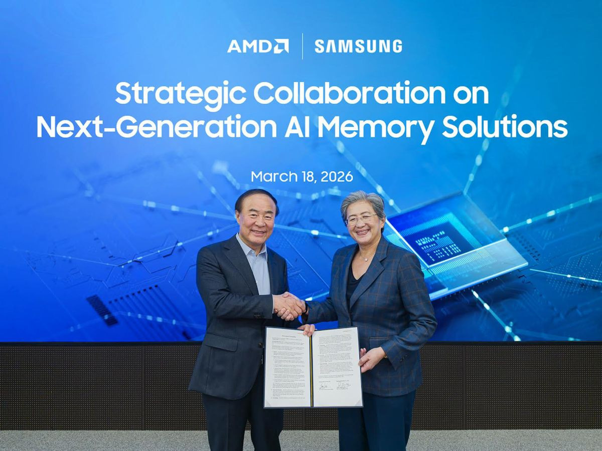 Samsung και AMD συνεργάζονται για λύσεις μνήμης AI επόμενης γενιάς