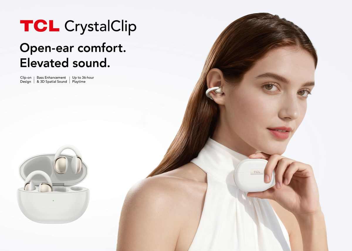 TCL CrystalClip: Νέα open-ear ακουστικά με αυτονομία 36 ωρών και τεχνολογία air conduction