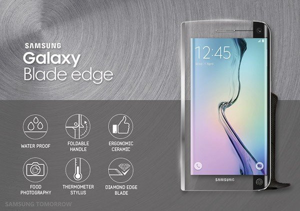Samsung Galaxy Blade Edge: Το πρώτο μαχαίρι στον κόσμο με δυνατότητες smartphone...