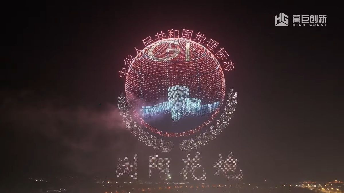 Η Κίνα σπάει το παγκόσμιο ρεκόρ με έναν «ουρανό από drones»