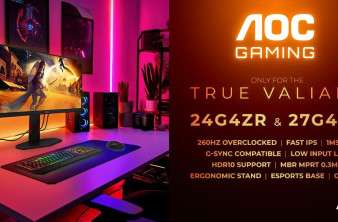 Η AGON by AOC φέρνει τα 260Hz και 0.3ms στην entry-level κατηγορία με τη σειρά G4