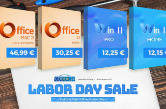 Godeal24 Labor Day: Γνήσιο Office 2021 με 30.25€ & Windows 11 με 12.25€