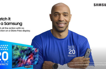 Η Samsung γιορτάζει 20 χρόνια στην κορυφή των τηλεοράσεων με τον Thierry Henry
