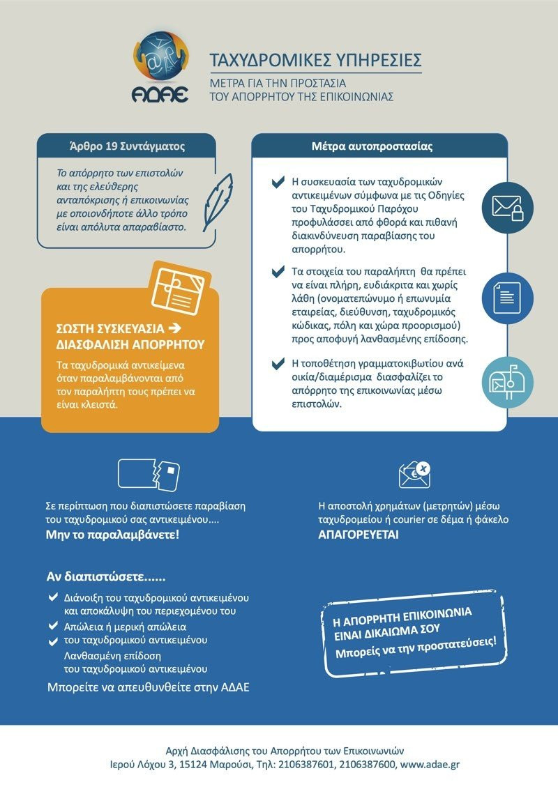 Ταχυδρομικές Υπηρεσίες: Γνωρίζεις τα δικαιώματα σου; | 