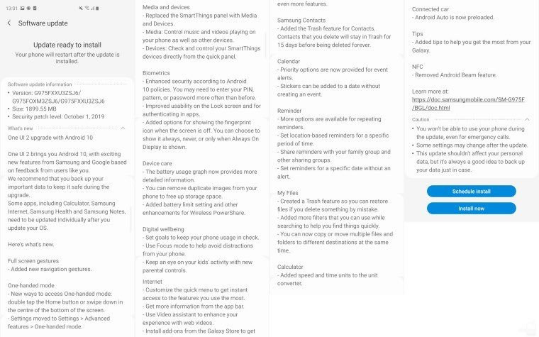 Η Samsung αποκαλύπτει νέα χαρακτηριστικά του One UI 2.0 (Android 10) και ανοίγει τη beta | 
