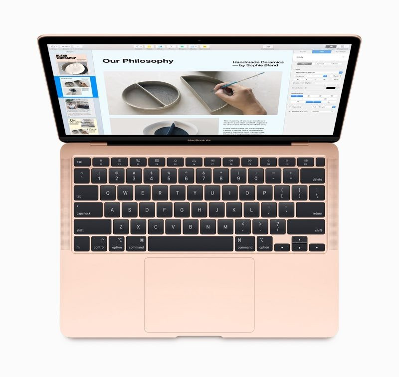 Νέο MacBook Air με Intel Core 10ης γενιάς και Magic Keyboard από $999 | 