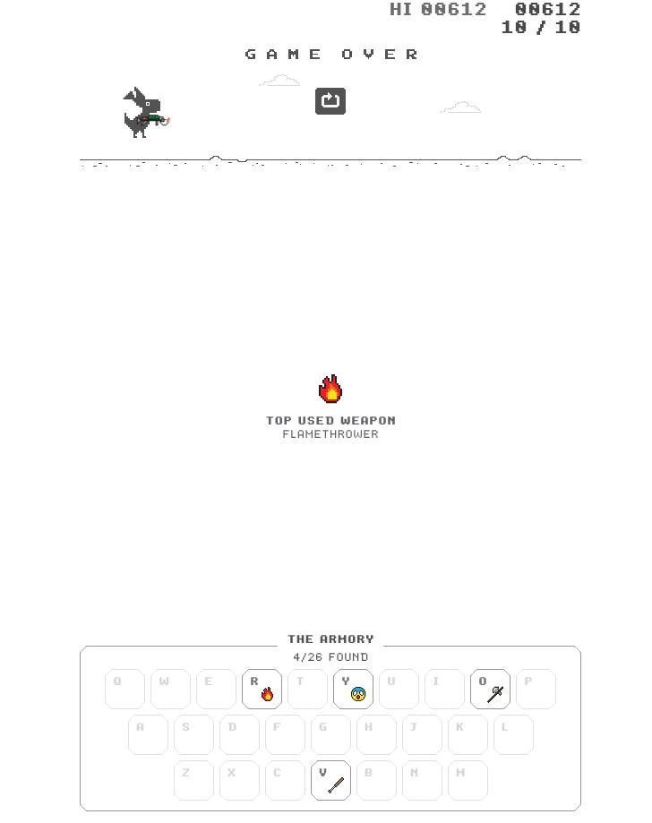 Dino Swords: Παίξε το δεινοσαυράκι του Chrome browser σε μια ενισχυμένη έκδοση | 